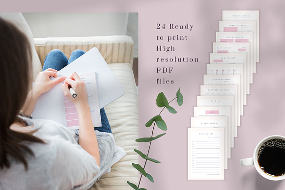 CANVA VERTICAL PLANNERS in Stationery Templates - product preview 7
