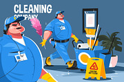 Cleaning company service
