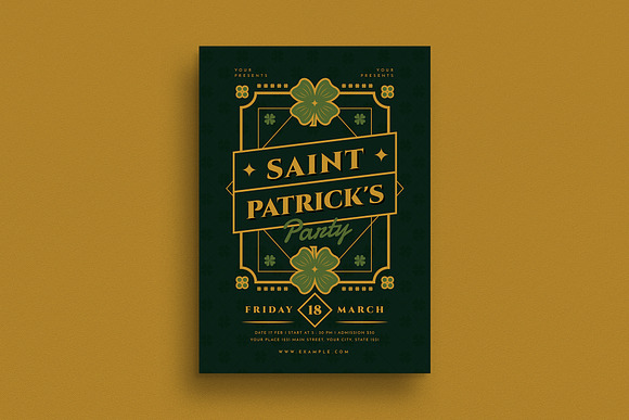 Saint Patrick's Day Event Flyer in Flyer Templates - product preview 2