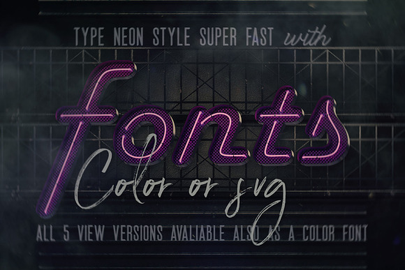 Script Neon 3D Lettering in Graphics - product preview 7