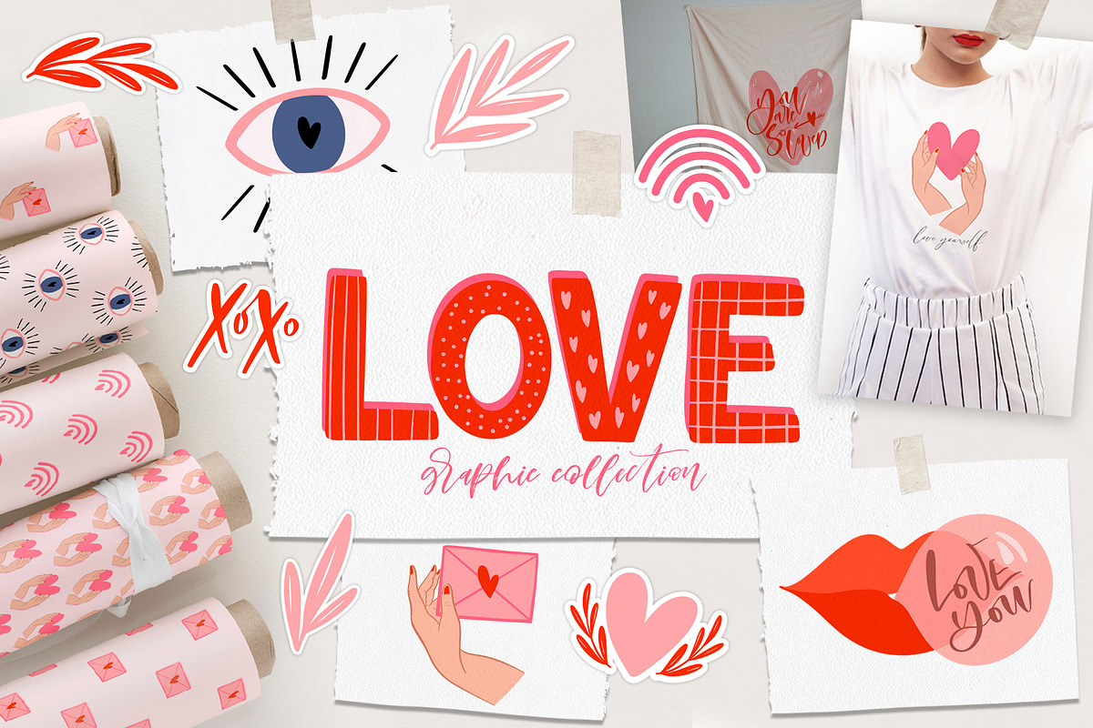 Love. Graphic Collection in Illustrations - product preview 8