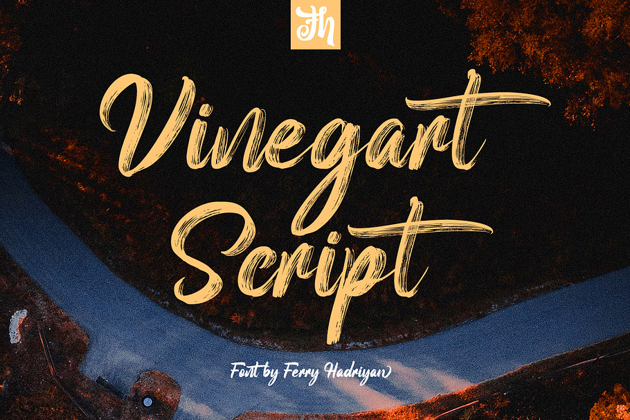 Vinegart - Handwritten Font in Script Fonts - product preview 8