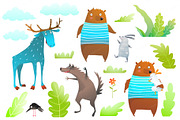 Forest Animals Friends for Kids