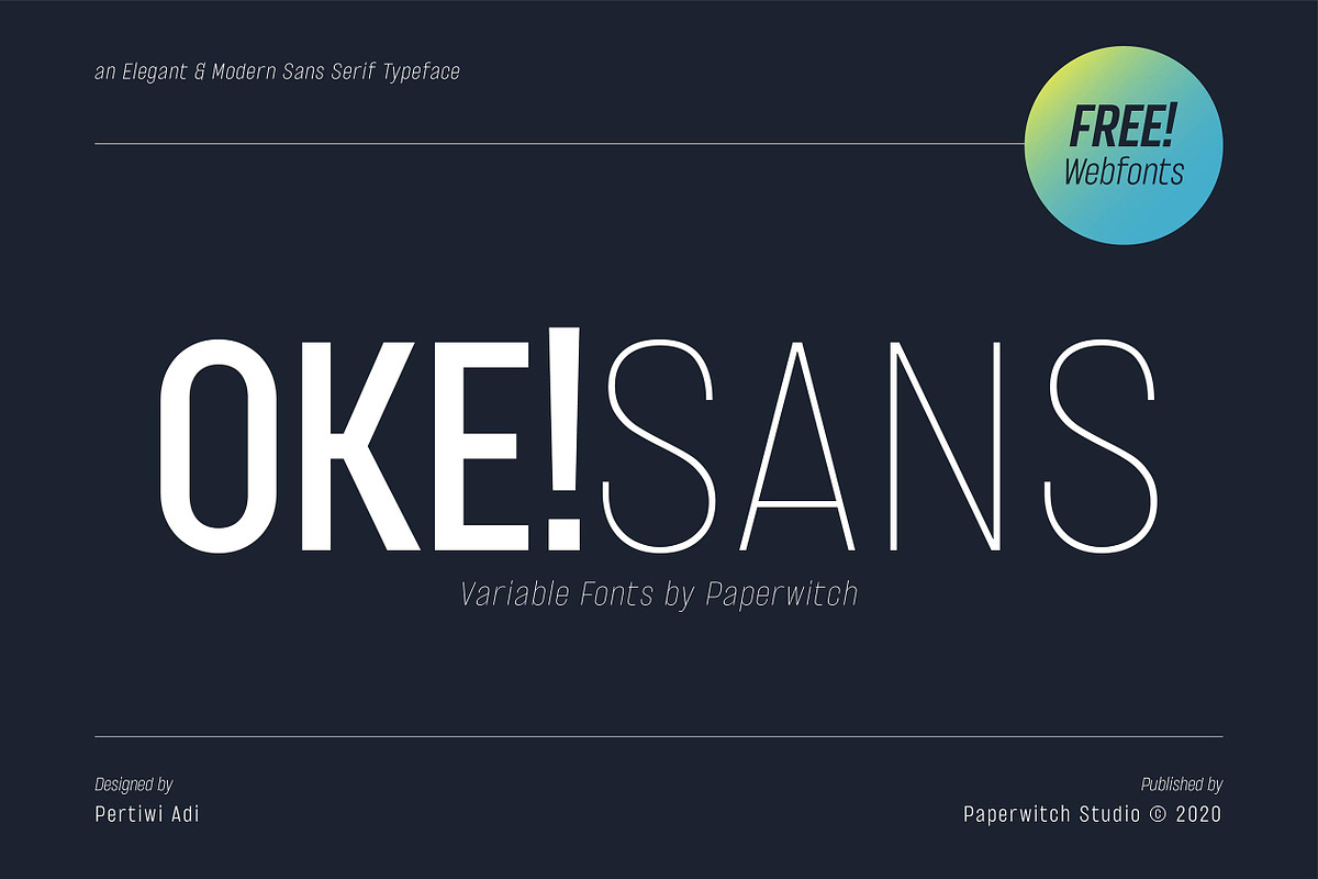 OKE! Sans Family ( Variable Fonts ) in Sans-Serif Fonts - product preview 8