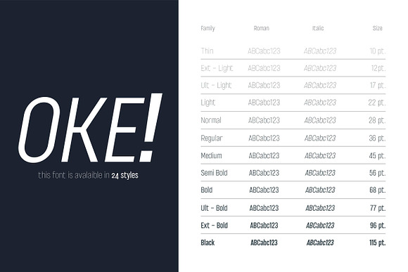 OKE! Sans Family ( Variable Fonts ) in Sans-Serif Fonts - product preview 1
