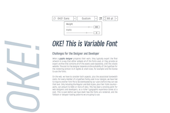 OKE! Sans Family ( Variable Fonts ) in Sans-Serif Fonts - product preview 8