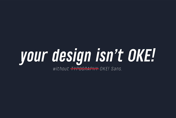 OKE! Sans Family ( Variable Fonts ) in Sans-Serif Fonts - product preview 13