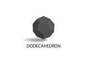 Dodecahedron Complicated Black
