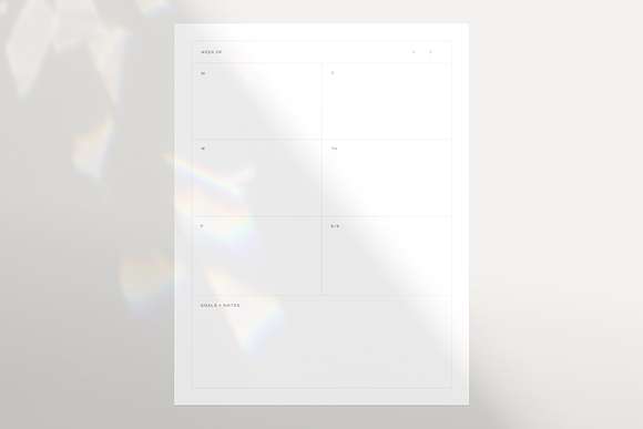 FARO Productivity Planner Pages in Stationery Templates - product preview 2