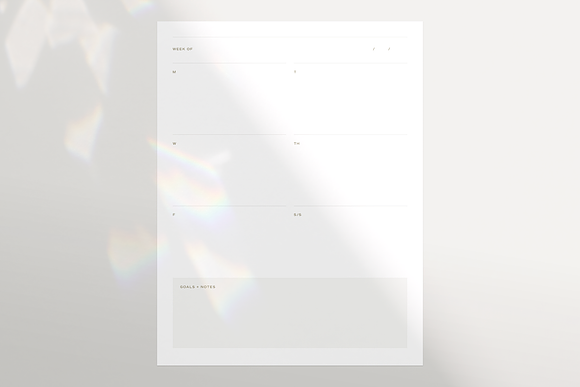FARO Productivity Planner Pages in Stationery Templates - product preview 3