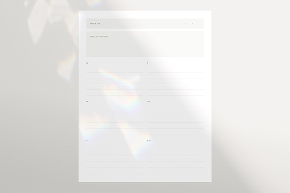 FARO Productivity Planner Pages in Stationery Templates - product preview 4