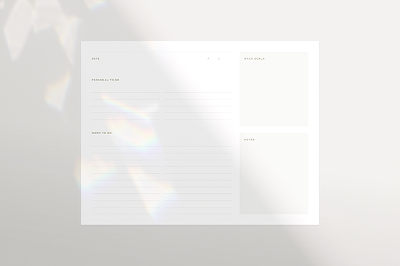 FARO Productivity Planner Pages in Stationery Templates - product preview 5