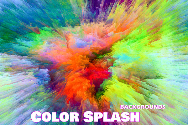 Color Splash Watercolor Backgrounds