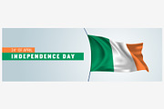 Ireland happy independence day vecto