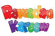 Colorful Ramadan Kareem