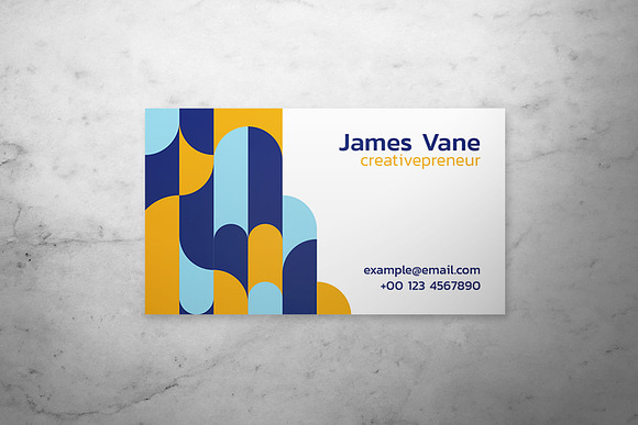 3 in 1 Professional Business Card in Business Card Templates - product preview 2