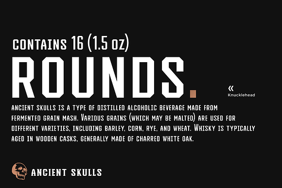 Knucklehead Serif | Vintage Font in Display Fonts - product preview 6