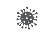 Corona Virus Icon on white