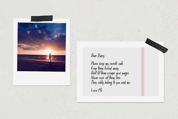 Diary — a Handwritten Font in Display Fonts - product preview 5