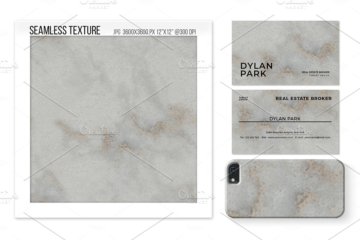 Seamless Quartz Background Wallpape in Textures - product preview 8