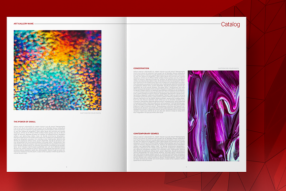 Art Gallery Exhibition Catalog in Brochure Templates - product preview 4