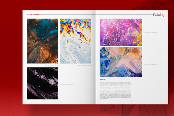 Art Gallery Exhibition Catalog in Brochure Templates - product preview 5
