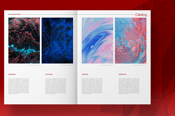 Art Gallery Exhibition Catalog in Brochure Templates - product preview 6