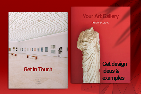 Art Gallery Exhibition Catalog in Brochure Templates - product preview 11