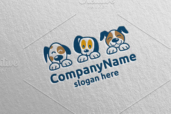 Dog Logo Design 21 in Logo Templates - product preview 1