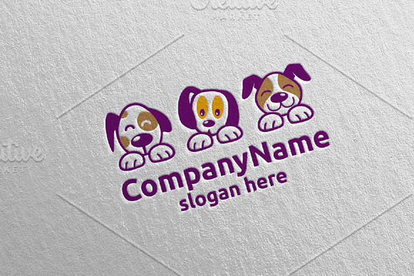 Dog Logo Design 21 in Logo Templates - product preview 2