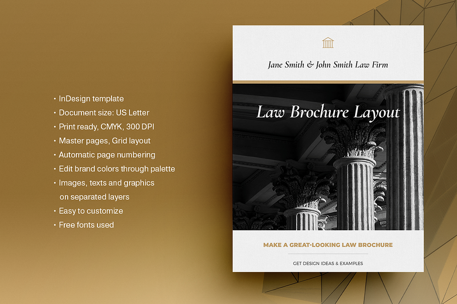 Law Brochure Layout
