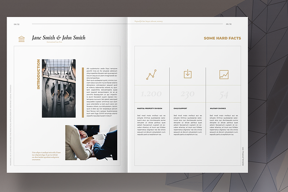 Law Proposal Layout in Brochure Templates - product preview 4