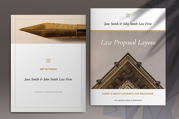 Law Proposal Layout in Brochure Templates - product preview 11