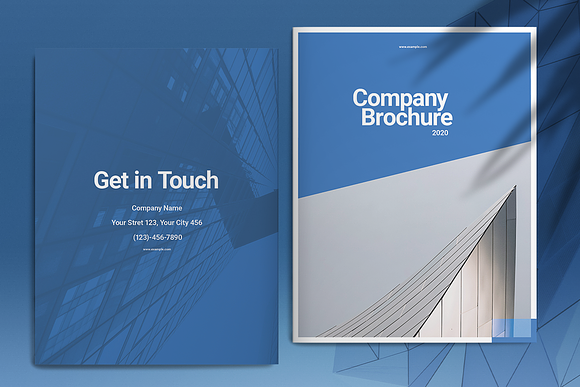 Blue Business Brochure Layout in Brochure Templates - product preview 6
