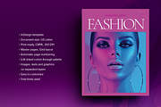 Pink Fashion Magazine Layout