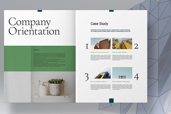 Blue Business Brochure Layout in Brochure Templates - product preview 2