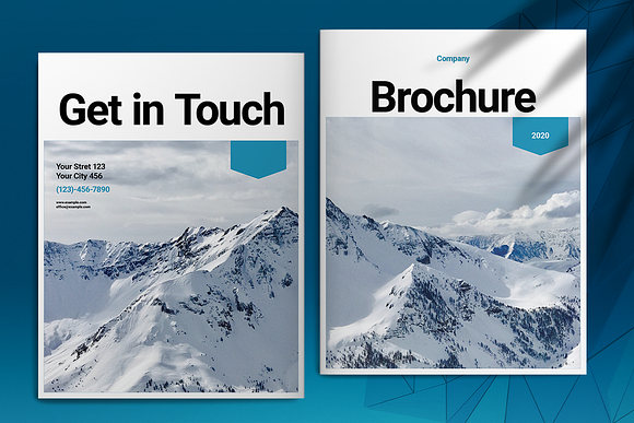 Blue Business Brochure Layout in Brochure Templates - product preview 6