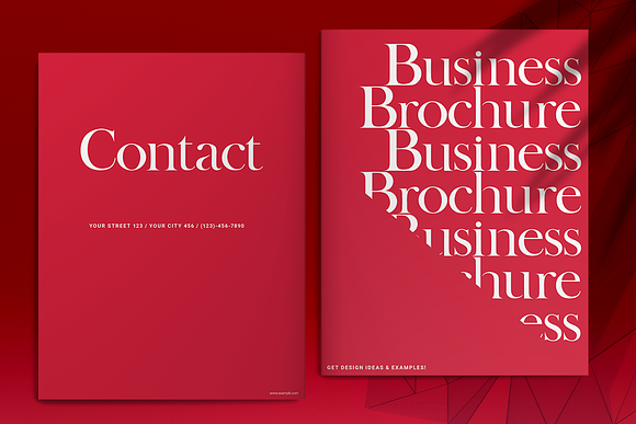 Red Business Brochure Layout in Brochure Templates - product preview 6