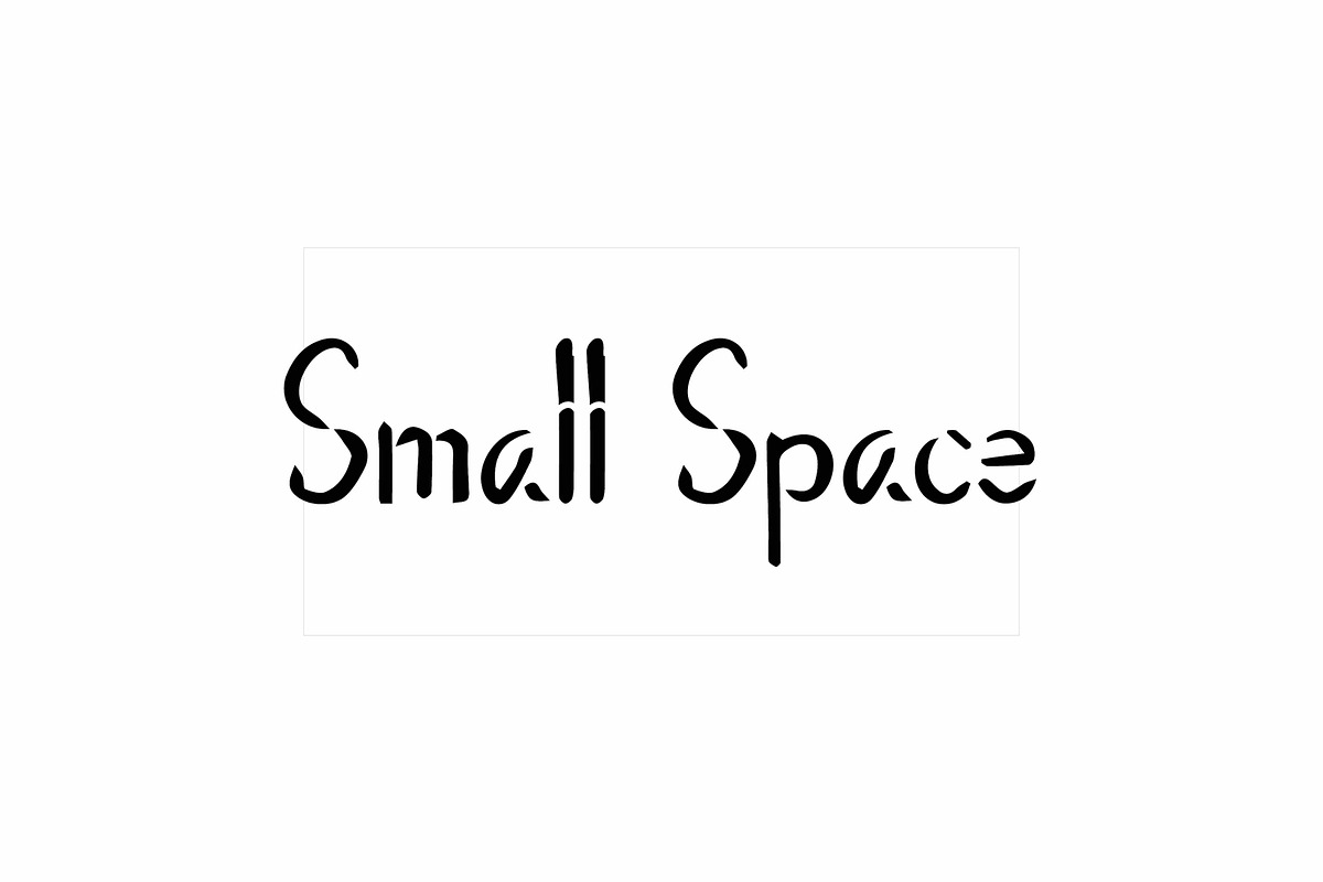 Small Space in Script Fonts - product preview 8