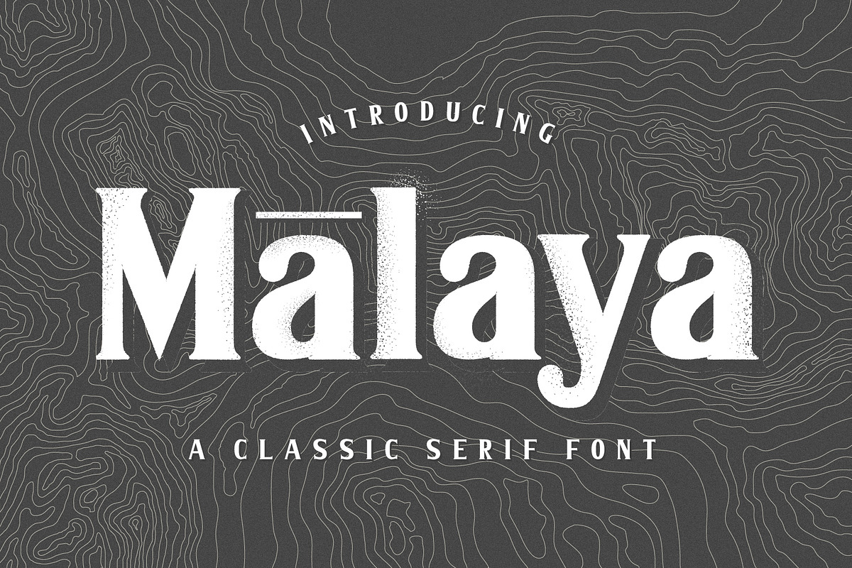 Malaya - A Classic Serif Font in Serif Fonts - product preview 8