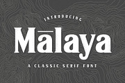 Malaya - A Classic Serif Font