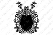 Coat of Arms Scroll Shield Royal