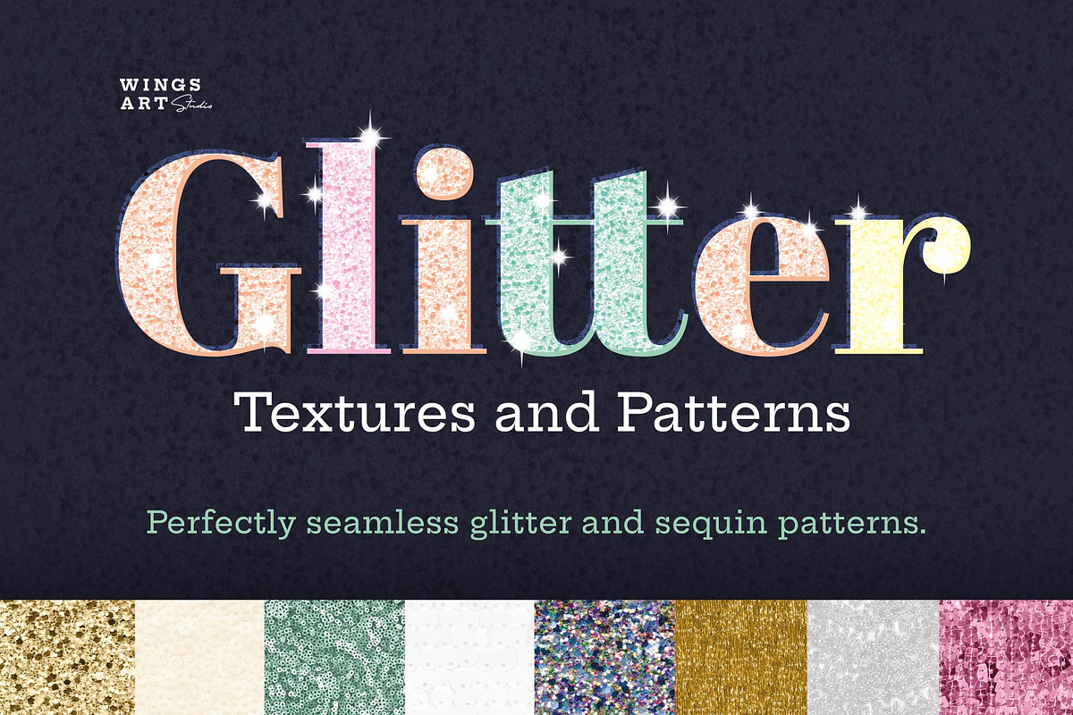 Quick Glitter Textures and Patterns in Textures - product preview 8