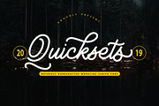 QuickSets | Handcrafted Script Font