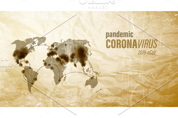 Coronavirus pandemic map
