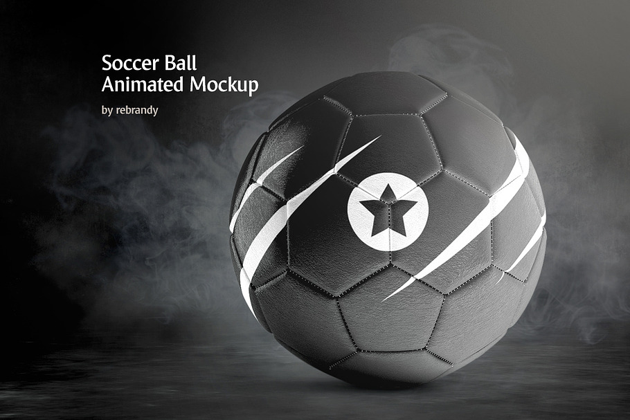 Soccer Ball Animated Mockup in Mockup Templates - product preview 8