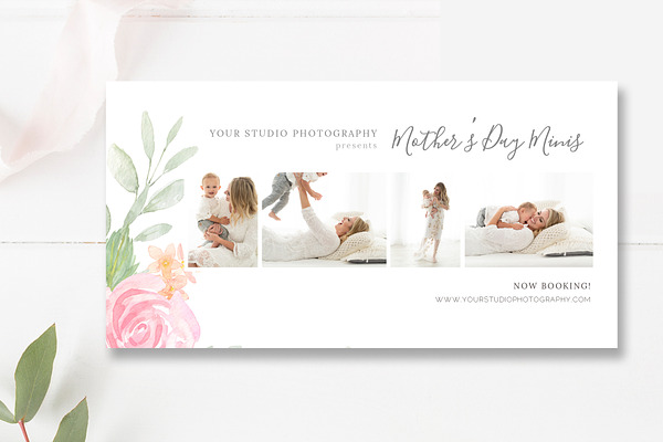 Mothers Day Minis Facebook PSD