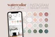 Blush & Green Instagram Cover Icons