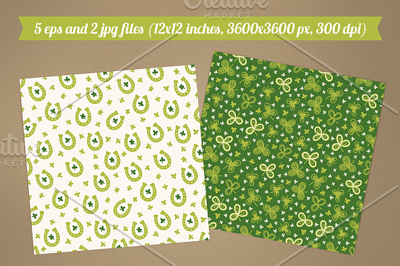 Greeting cards for St. Patrick's Day in Patterns - product preview 1
