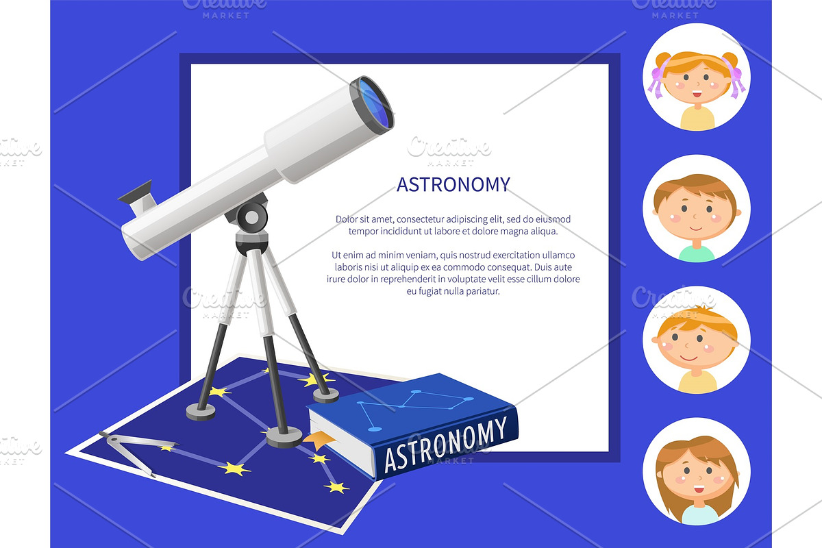 Astronomy Subject at School in Illustrations - product preview 8
